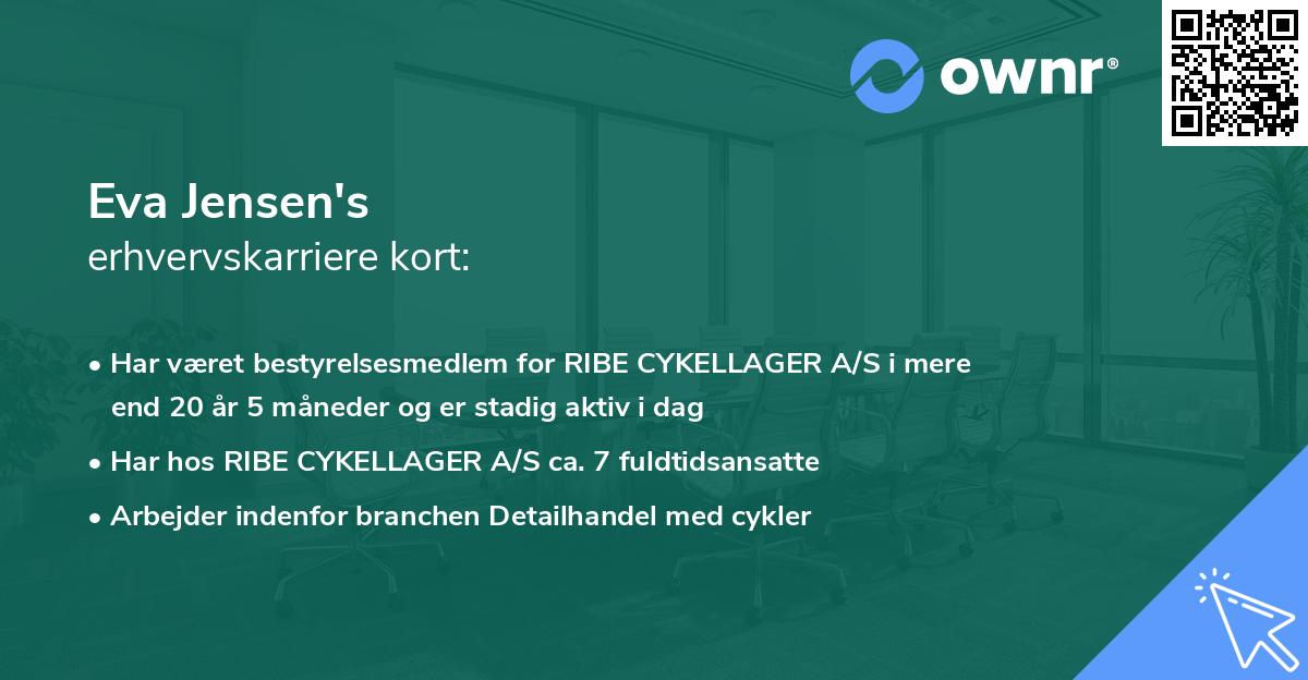 Eva Jensen's erhvervskarriere kort