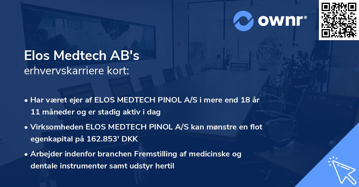 Elos Medtech AB's erhvervskarriere kort