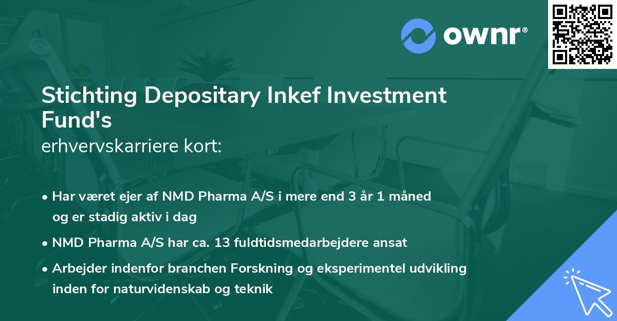 Stichting Depositary Inkef Investment Fund's erhvervskarriere kort