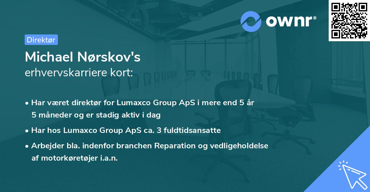 Michael Nørskov's erhvervskarriere kort