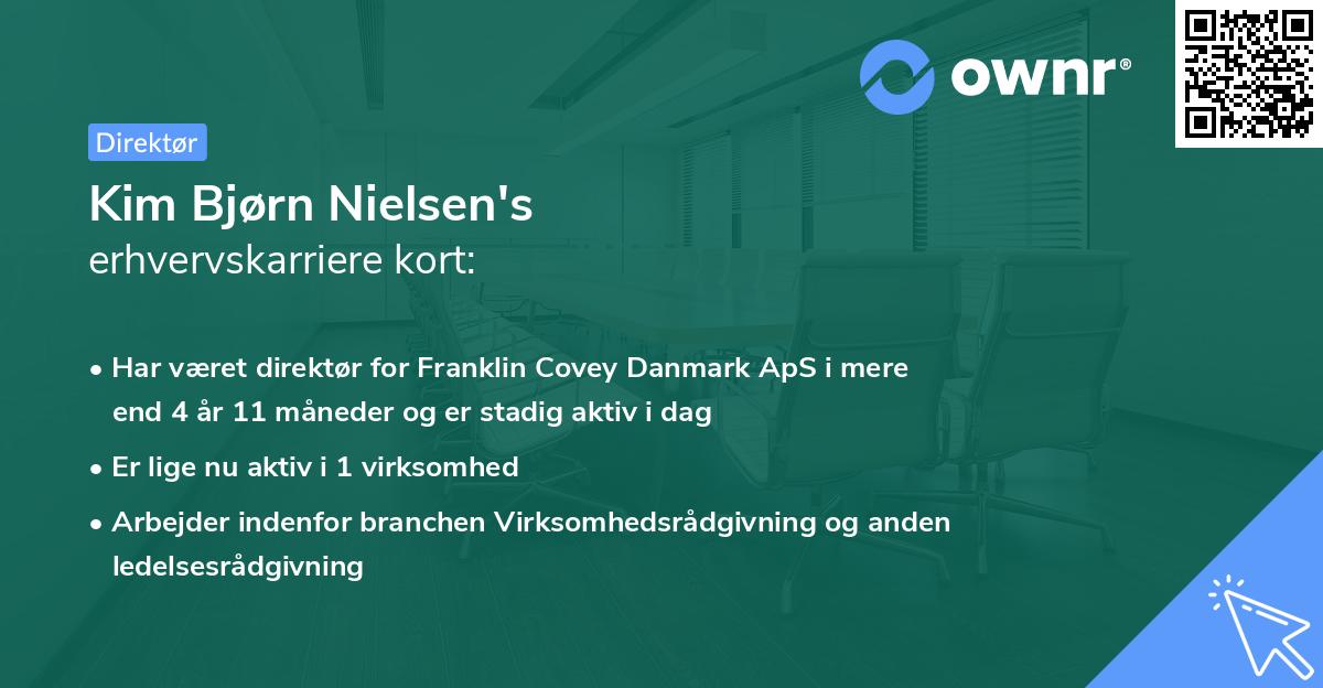 Kim Bjørn Nielsen's erhvervskarriere kort