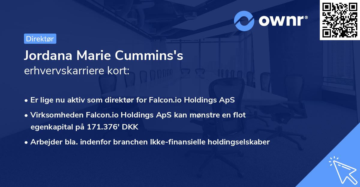 Jordana Marie Cummins's erhvervskarriere kort