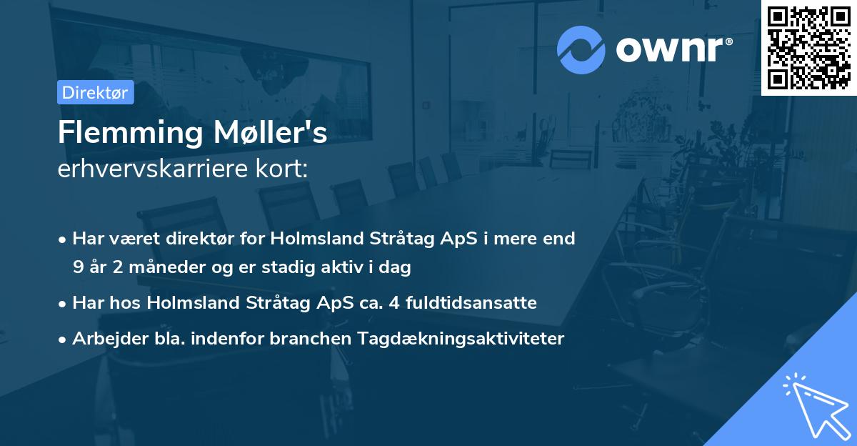 Flemming Møller's erhvervskarriere kort