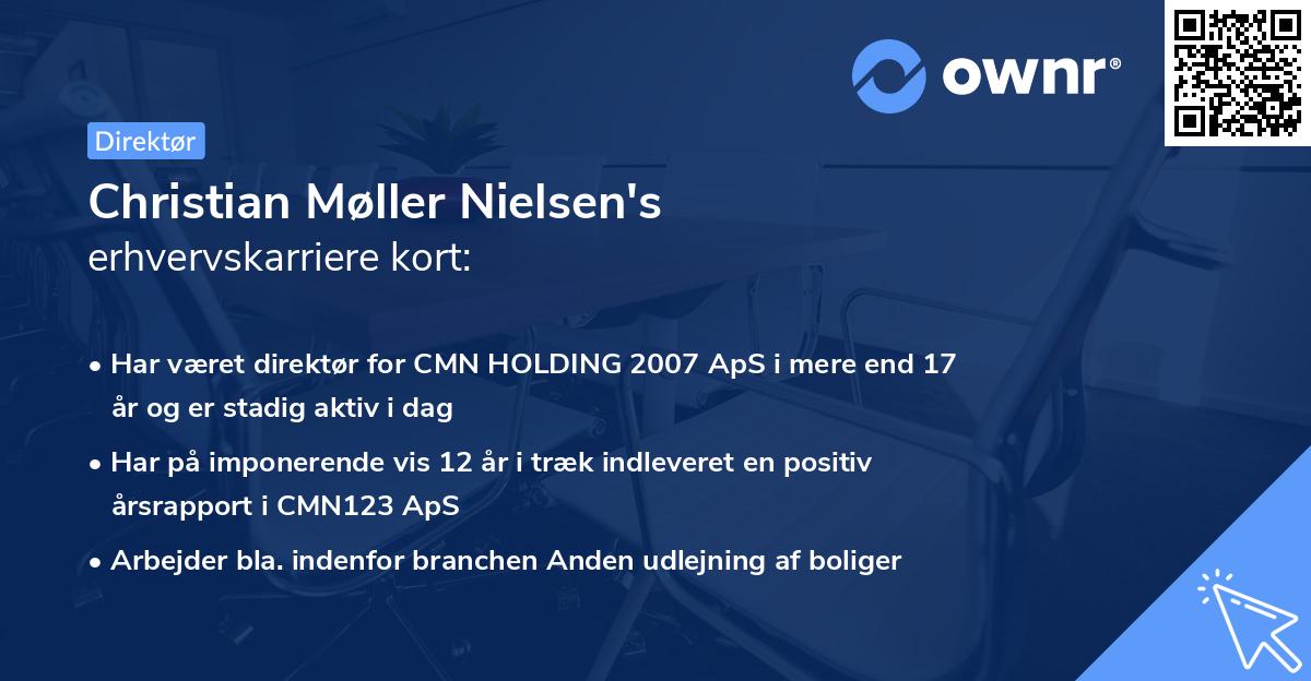 Christian Møller Nielsen's erhvervskarriere kort
