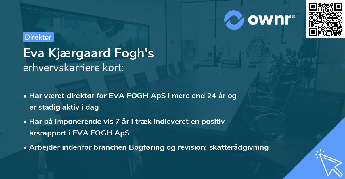 Eva Kjærgaard Fogh's erhvervskarriere kort