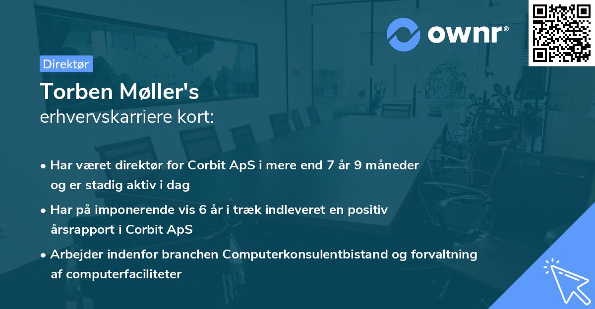 Torben Møller's erhvervskarriere kort