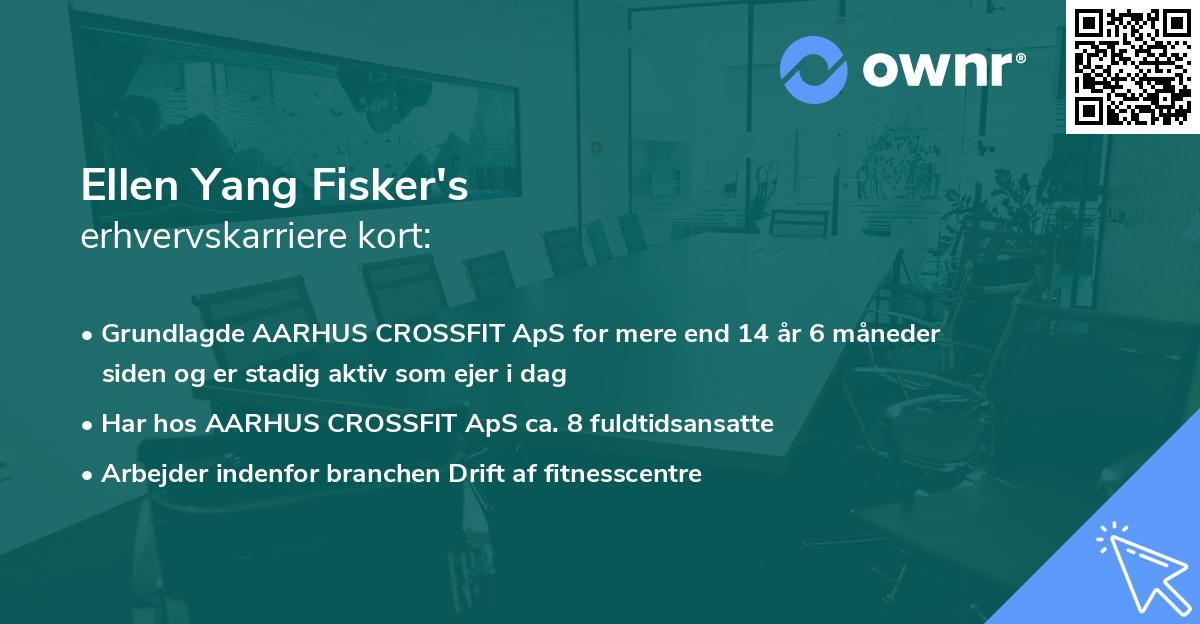 Ellen Yang Fisker's erhvervskarriere kort