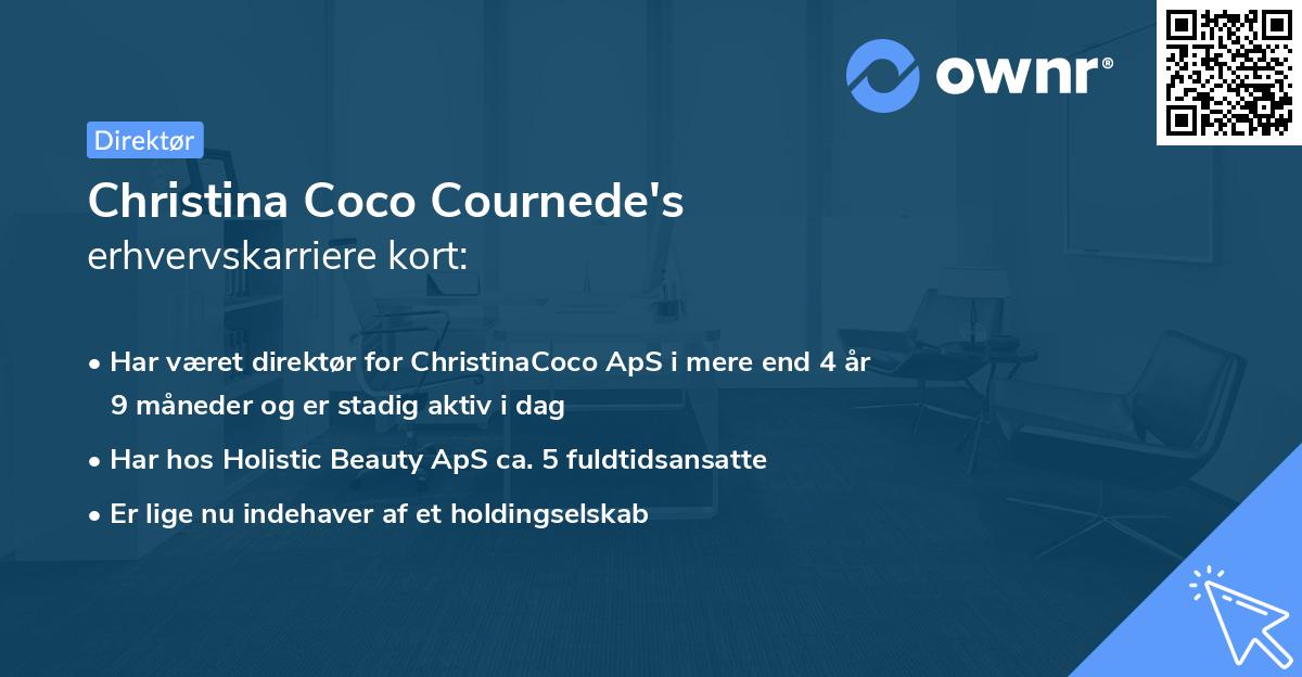 Christina Coco Cournede's erhvervskarriere kort