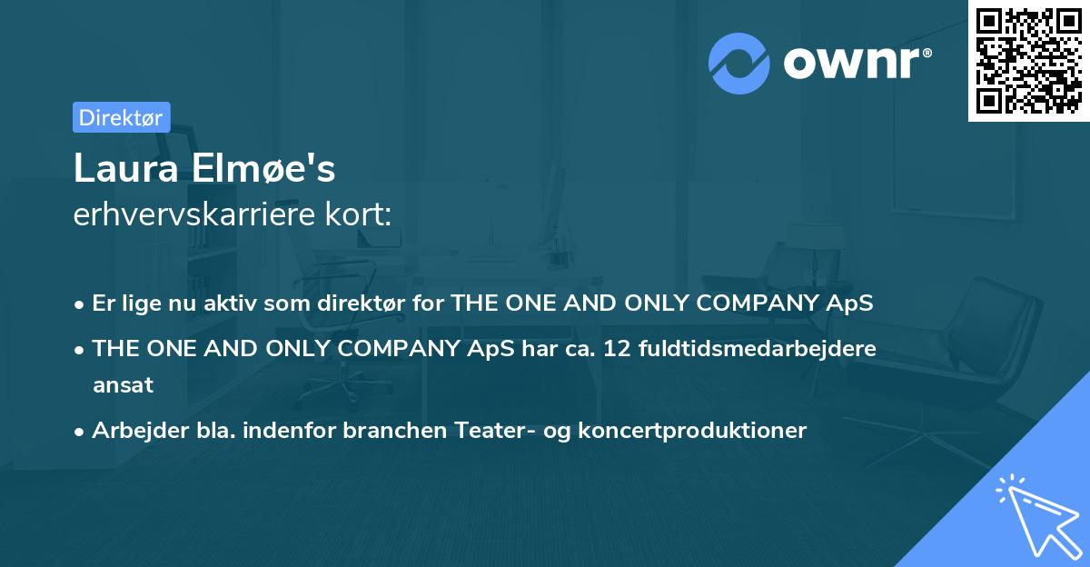 Laura Elmøe's erhvervskarriere kort