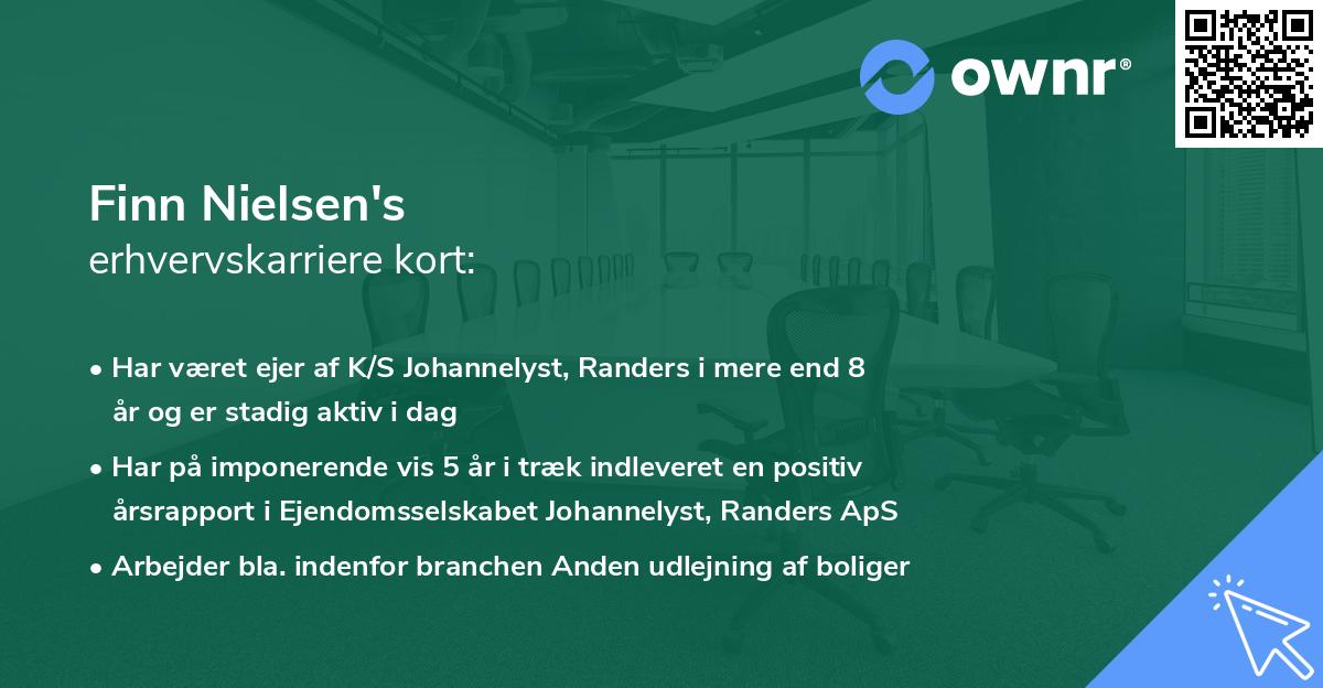 Finn Nielsen's erhvervskarriere kort