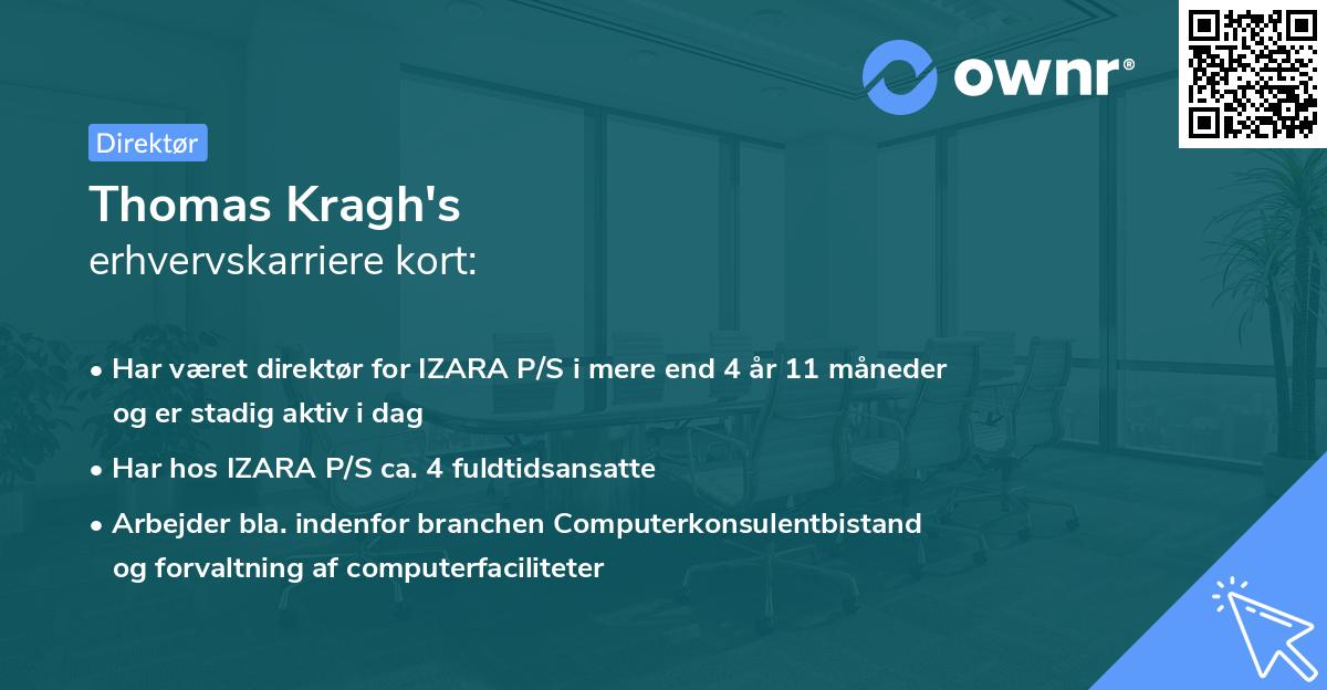 Thomas Kragh's erhvervskarriere kort