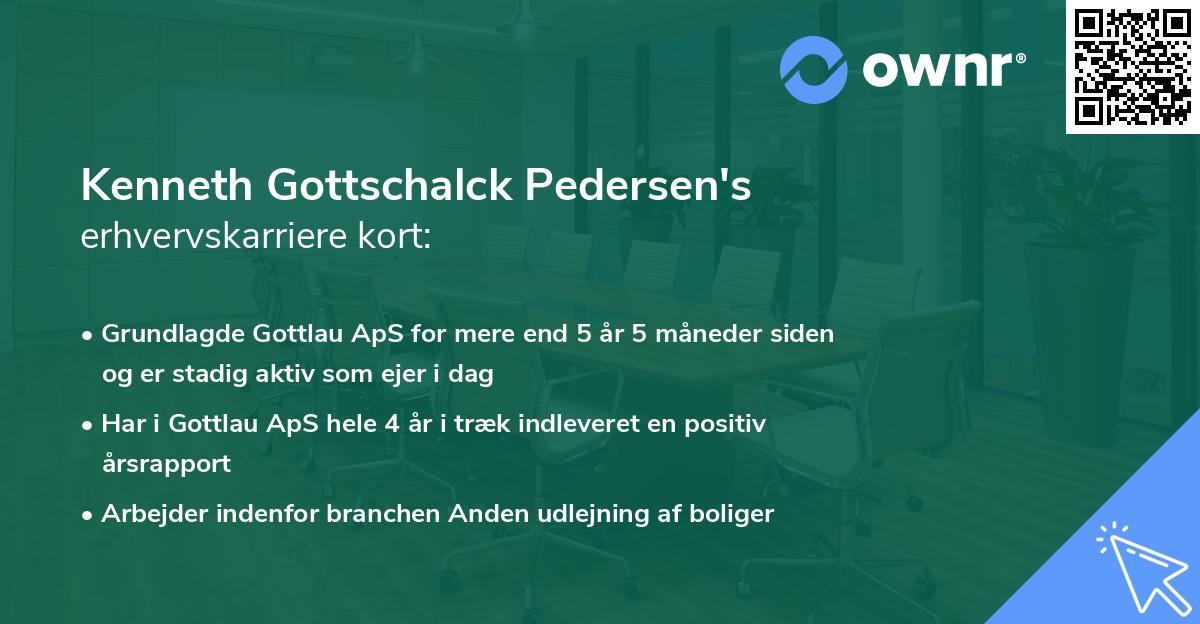 Kenneth Gottschalck Pedersen's erhvervskarriere kort