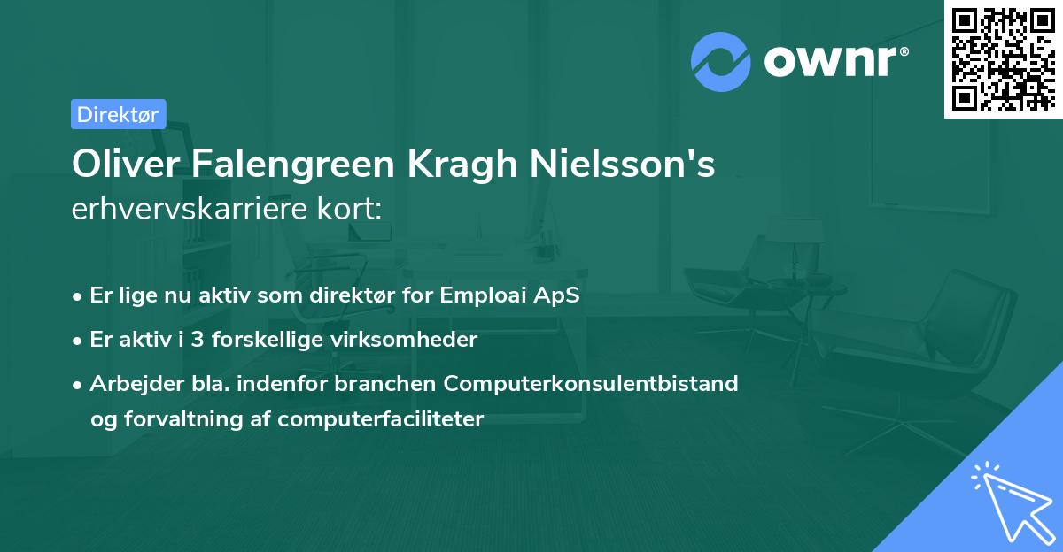 Oliver Falengreen Kragh Nielsson's erhvervskarriere kort