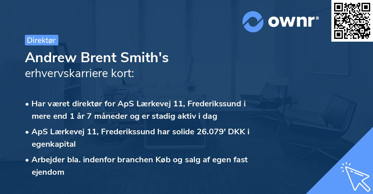 Andrew Brent Smith's erhvervskarriere kort