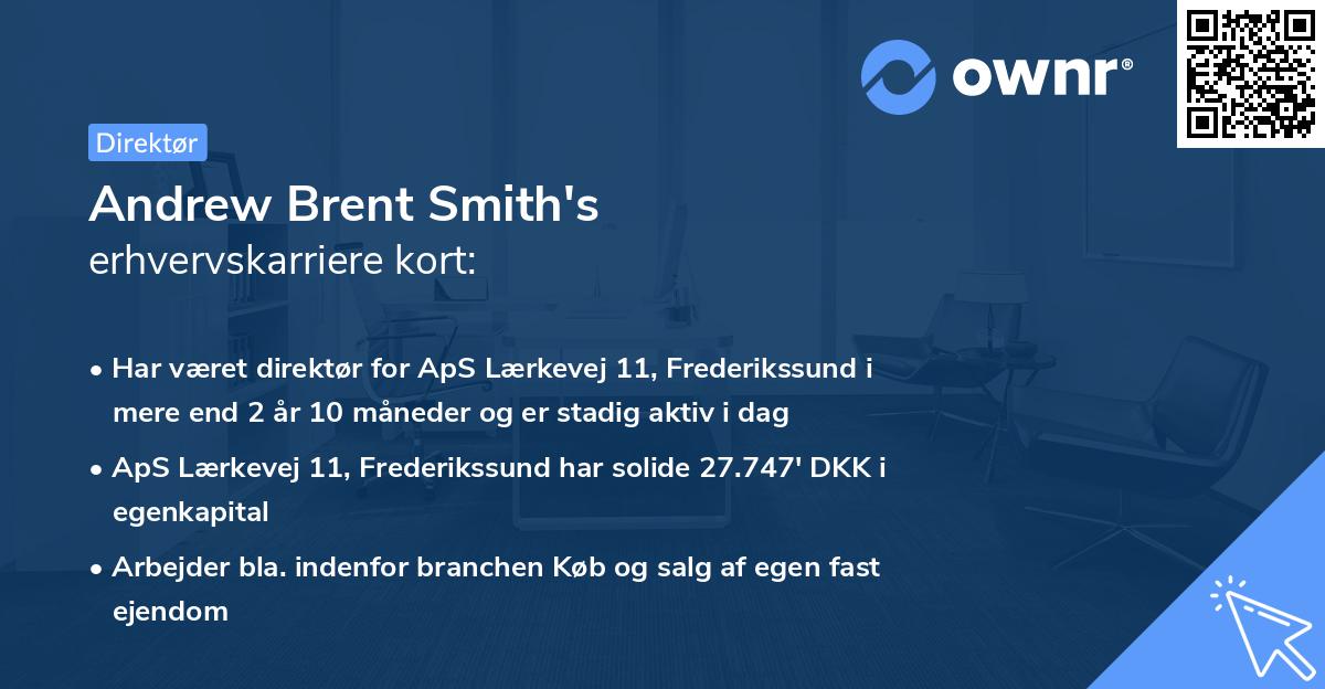 Andrew Brent Smith's erhvervskarriere kort