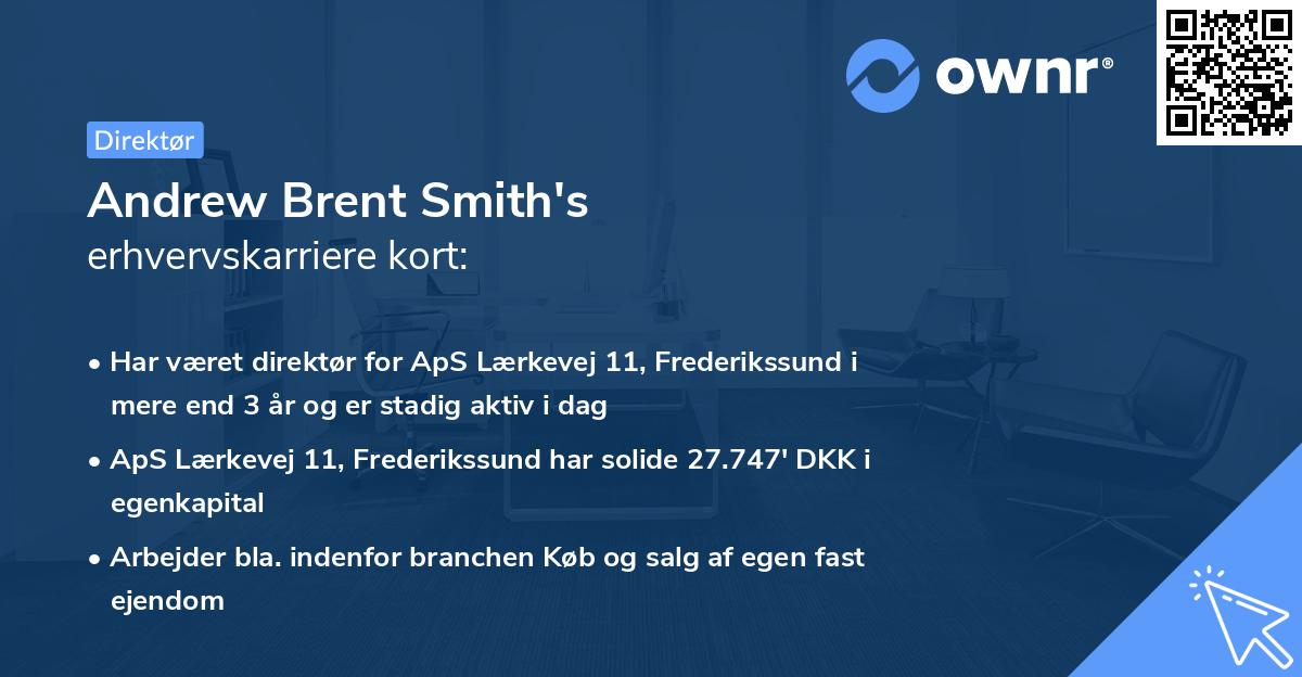 Andrew Brent Smith's erhvervskarriere kort