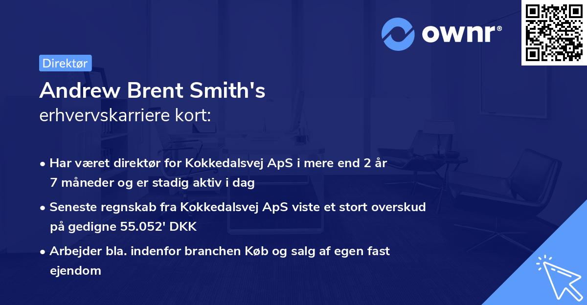 Andrew Brent Smith's erhvervskarriere kort