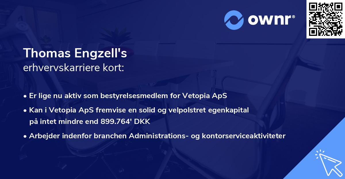 Thomas Engzell's erhvervskarriere kort