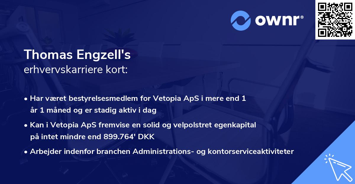 Thomas Engzell's erhvervskarriere kort