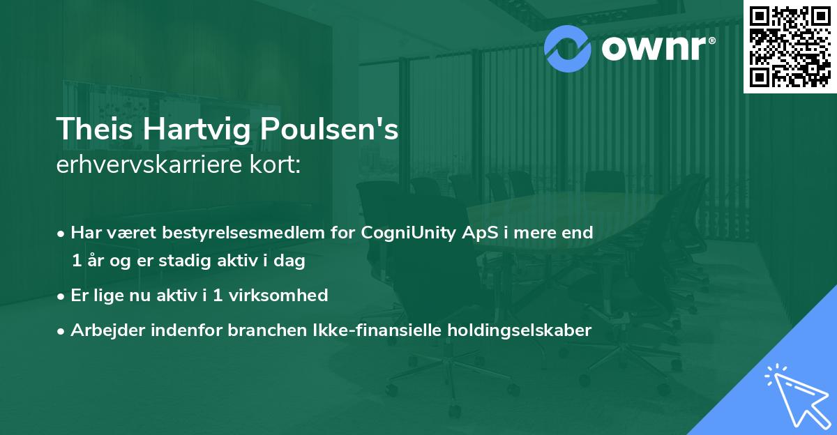 Theis Hartvig Poulsen's erhvervskarriere kort