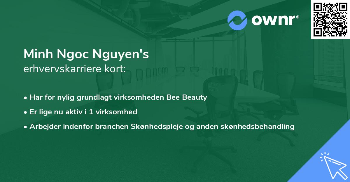 Minh Ngoc Nguyen's erhvervskarriere kort