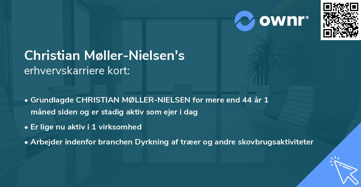 Christian Møller-Nielsen's erhvervskarriere kort