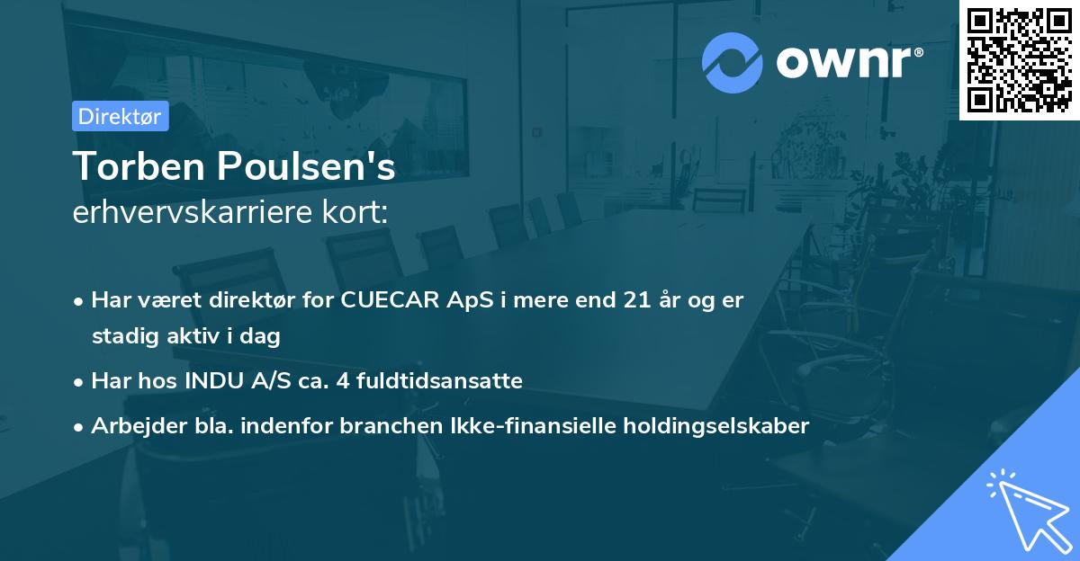 Torben Poulsen's erhvervskarriere kort