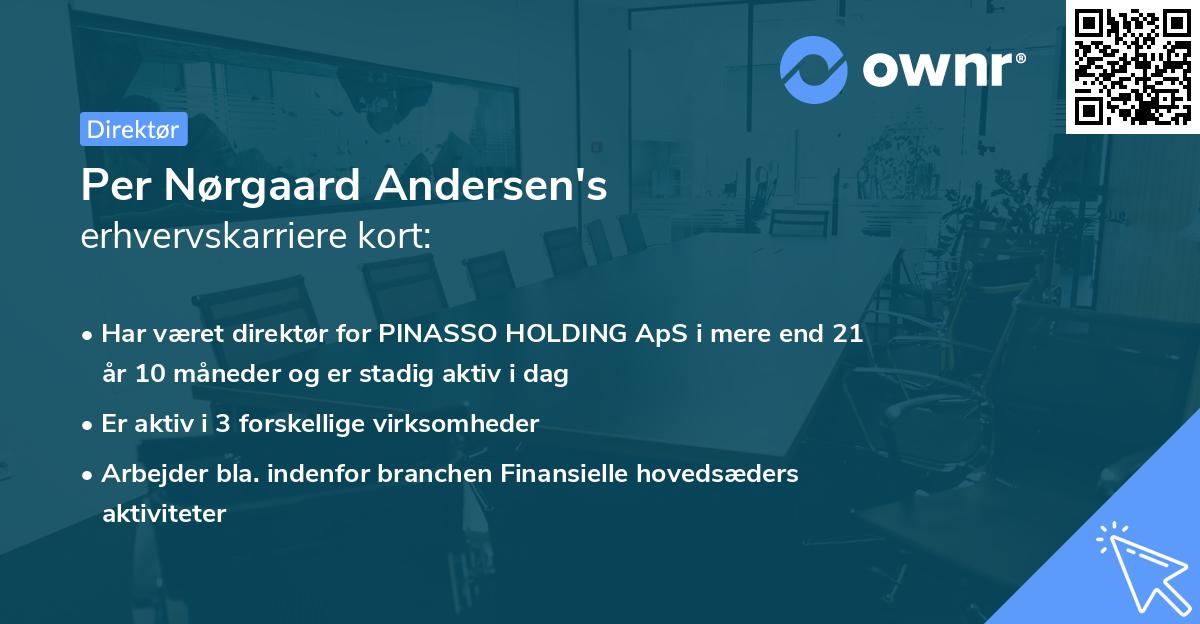 Per Nørgaard Andersen's erhvervskarriere kort