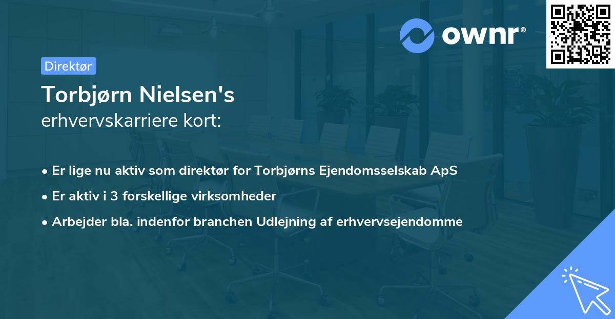 Torbjørn Nielsen's erhvervskarriere kort