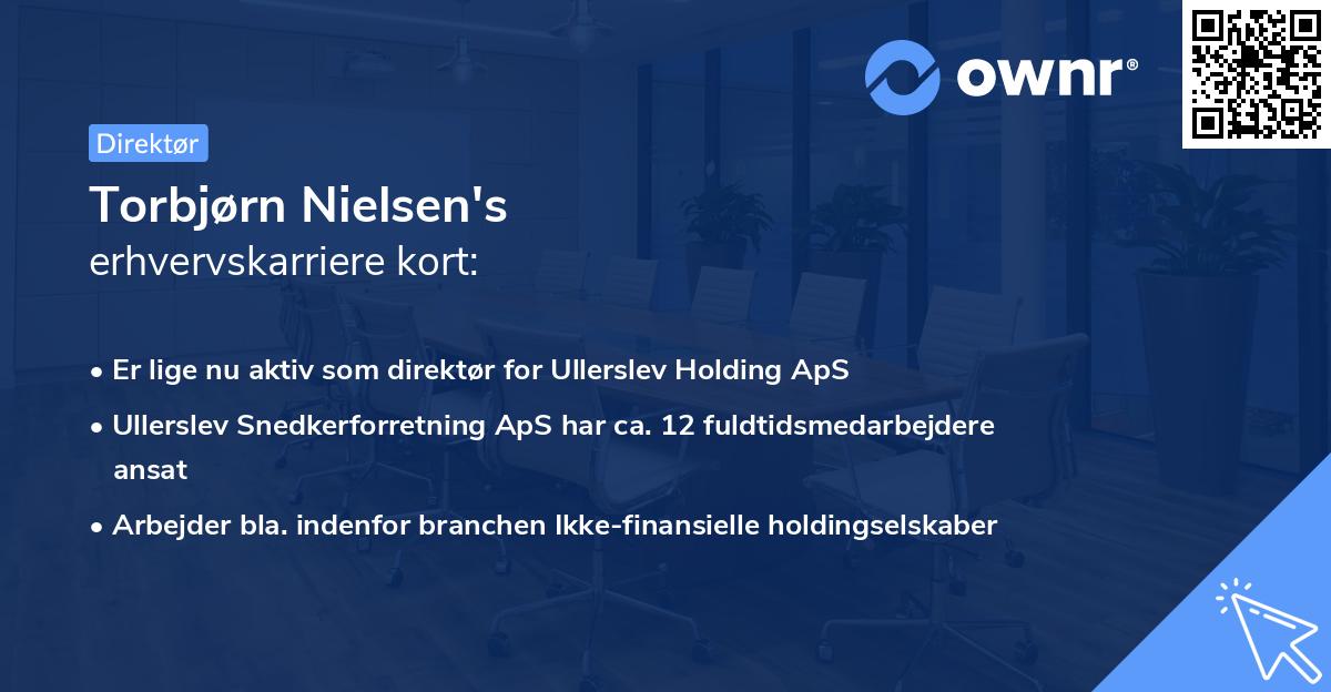Torbjørn Nielsen's erhvervskarriere kort