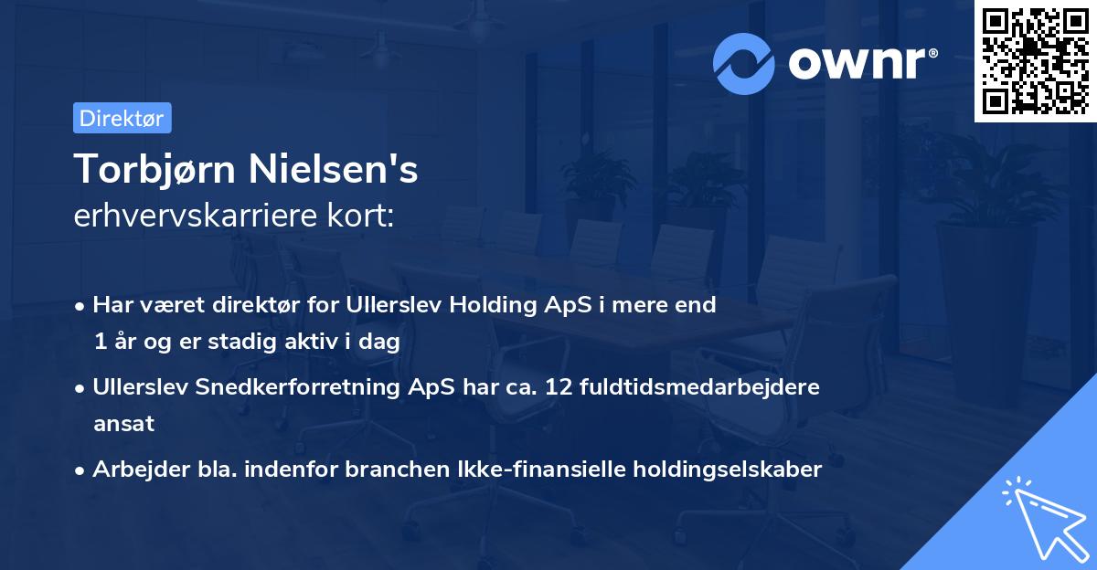 Torbjørn Nielsen's erhvervskarriere kort