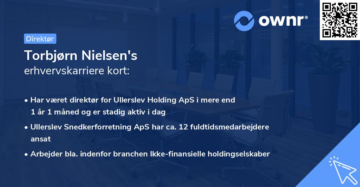 Torbjørn Nielsen's erhvervskarriere kort