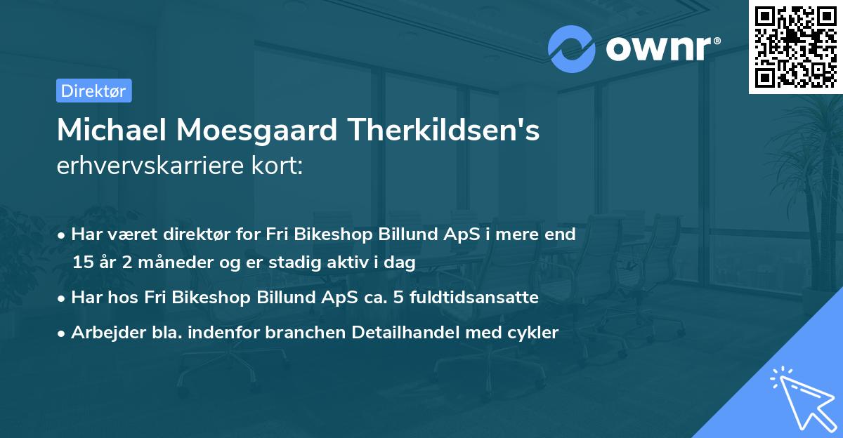 Michael Moesgaard Therkildsen's erhvervskarriere kort