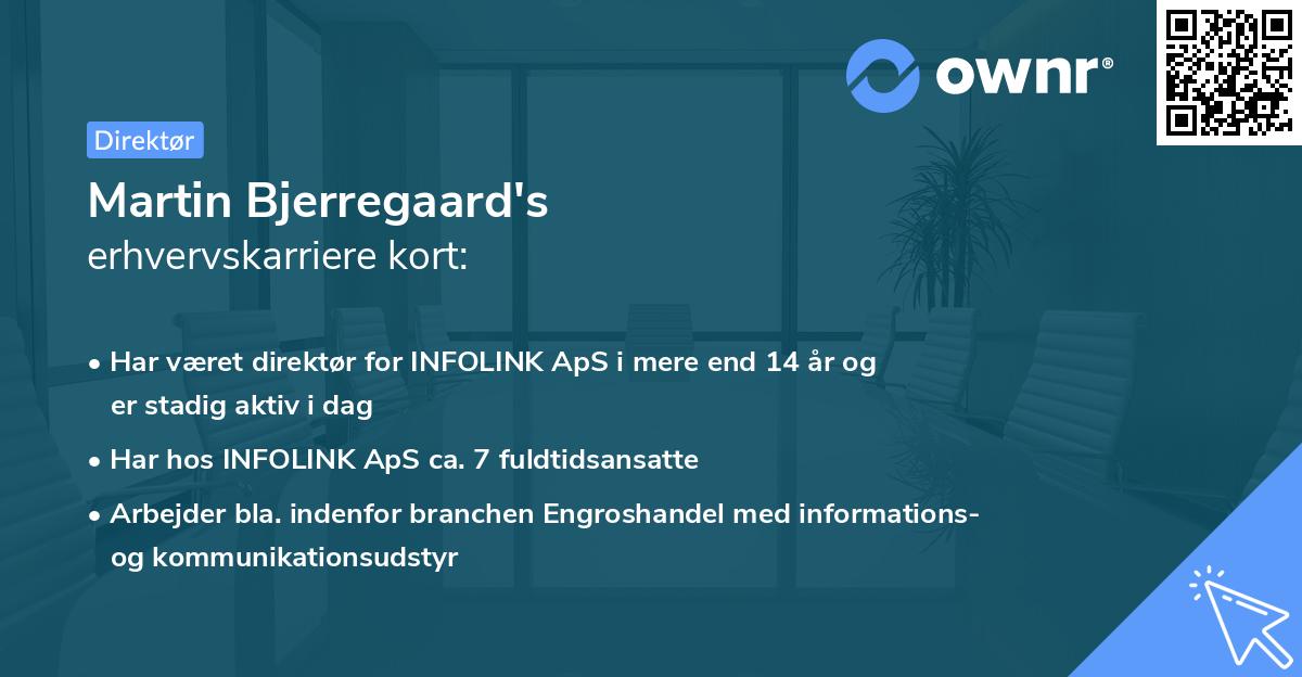 Martin Bjerregaard's erhvervskarriere kort