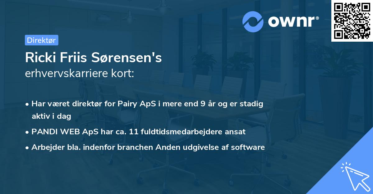 Ricki Friis Sørensen's erhvervskarriere kort