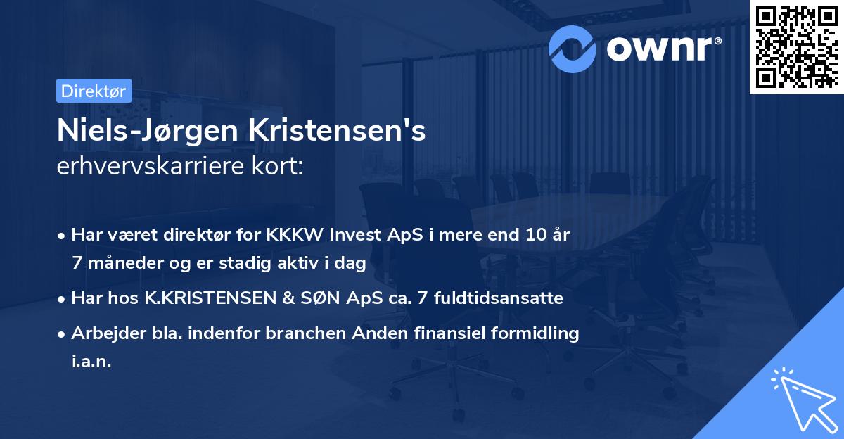Niels-Jørgen Kristensen's erhvervskarriere kort