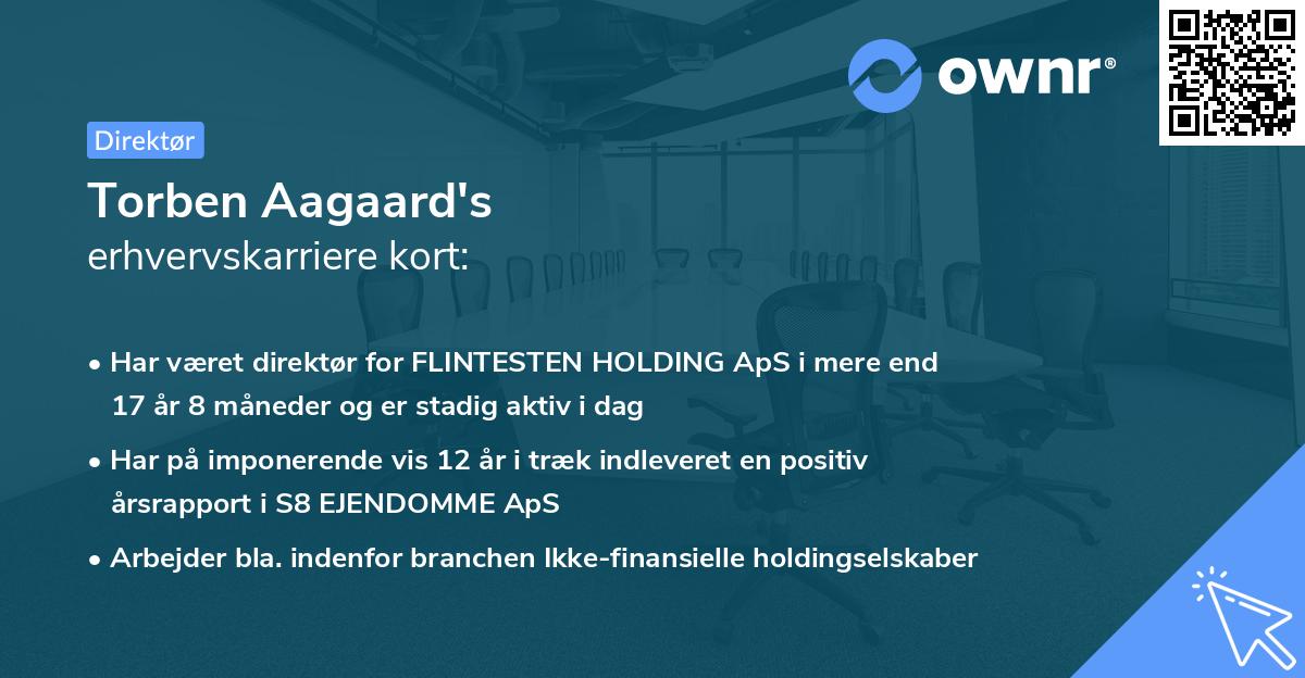 Torben Aagaard's erhvervskarriere kort