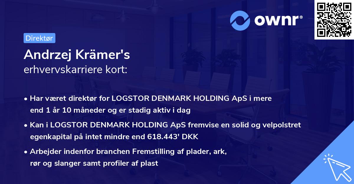 Andrzej Krämer's erhvervskarriere kort
