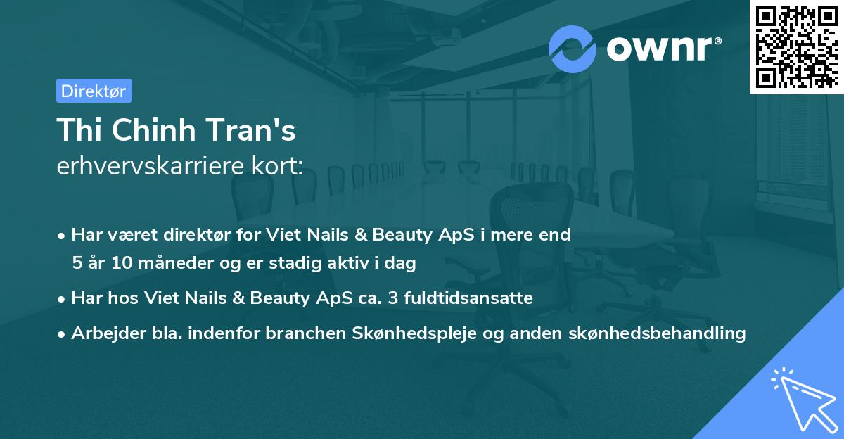 Thi Chinh Tran's erhvervskarriere kort