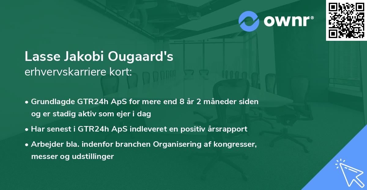 Lasse Jakobi Ougaard's erhvervskarriere kort