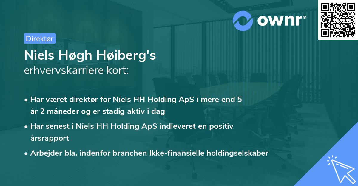 Niels Høgh Høiberg's erhvervskarriere kort