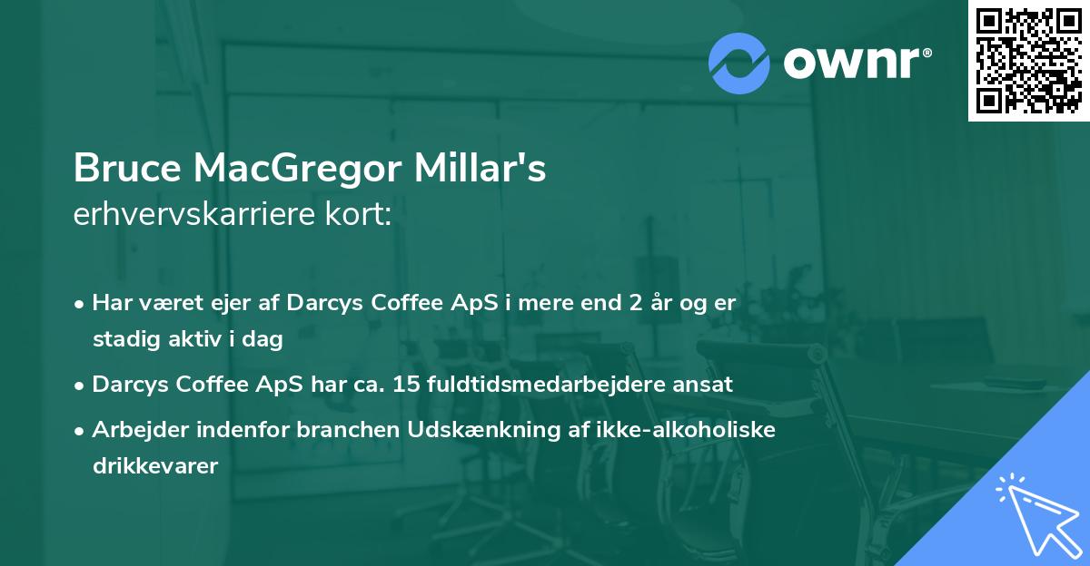 Bruce MacGregor Millar's erhvervskarriere kort