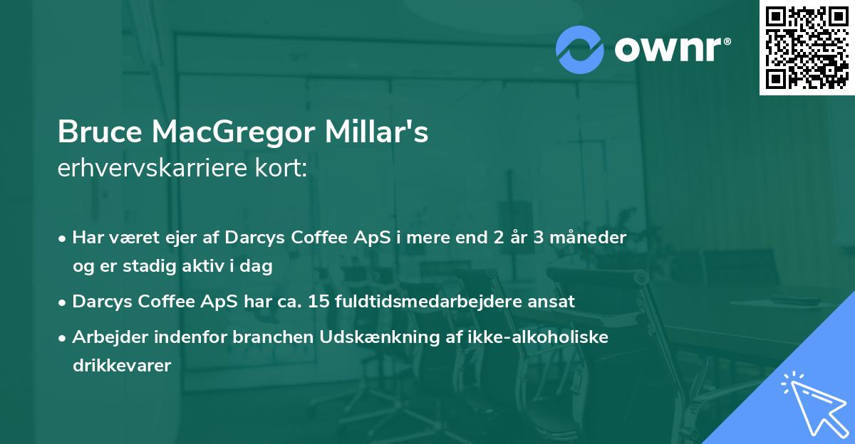 Bruce MacGregor Millar's erhvervskarriere kort