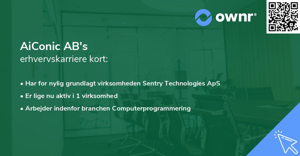 AiConic AB's erhvervskarriere kort