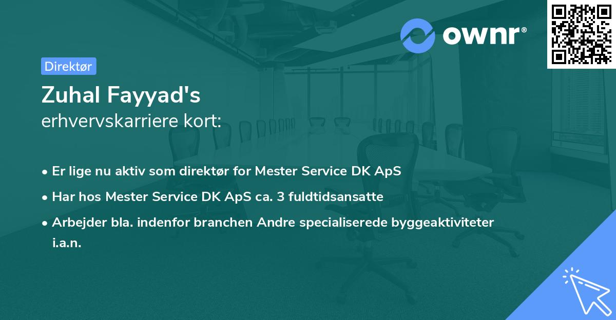 Zuhal Fayyad's erhvervskarriere kort