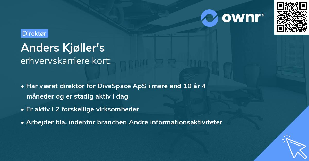 Anders Kjøller's erhvervskarriere kort