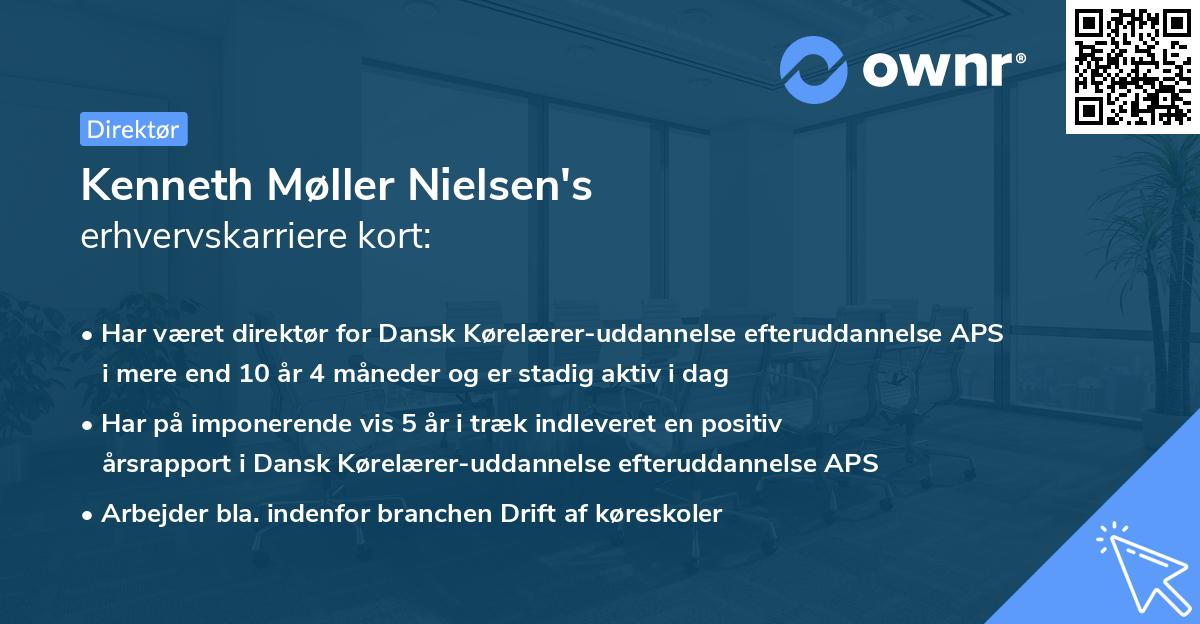 Kenneth Møller Nielsen's erhvervskarriere kort