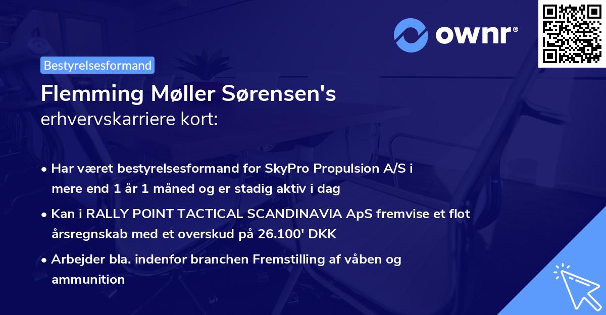 Flemming Møller Sørensen's erhvervskarriere kort