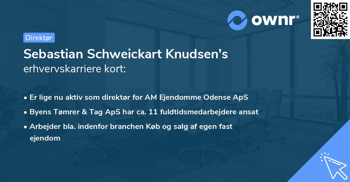 Sebastian Schweickart Knudsen's erhvervskarriere kort