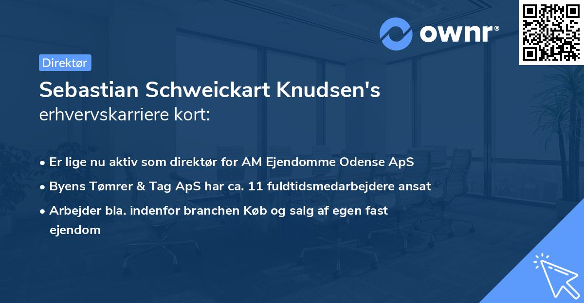 Sebastian Schweickart Knudsen's erhvervskarriere kort
